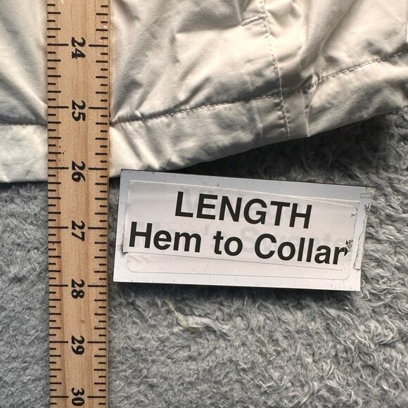 Helly Hansen Vancouver Rain Jacket Cream Beige Women Medium Rain Full Zip Hooded - Picture 4 of 15